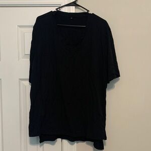Women’s Black V-Neck Shirt 3X